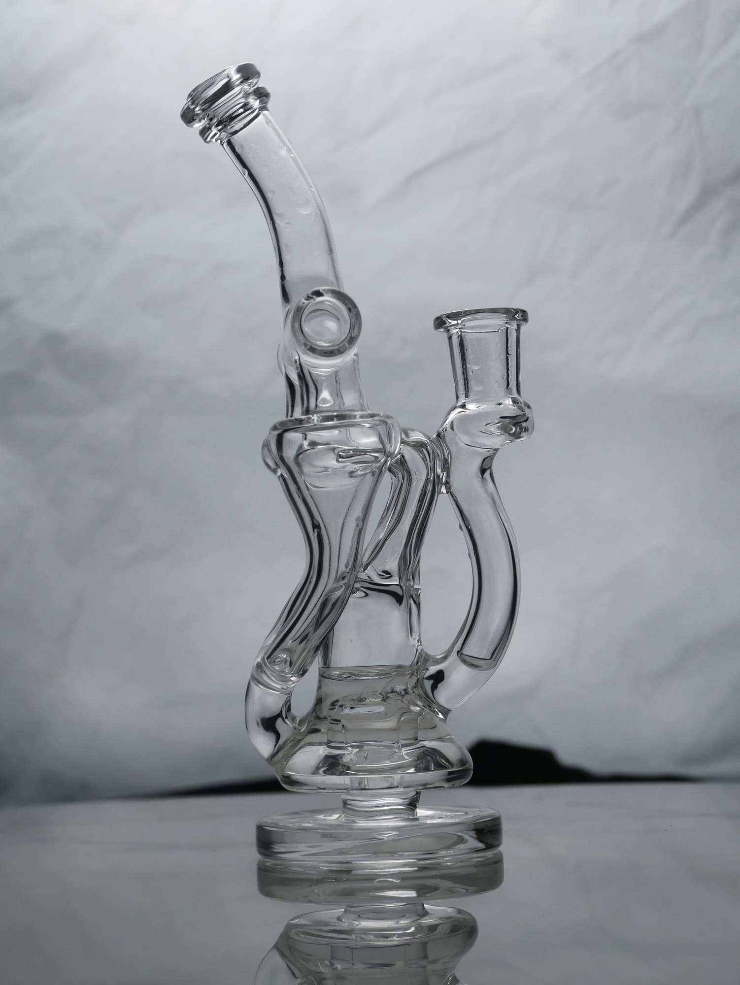 Double Domer Quad Uptake Recycler | Clear